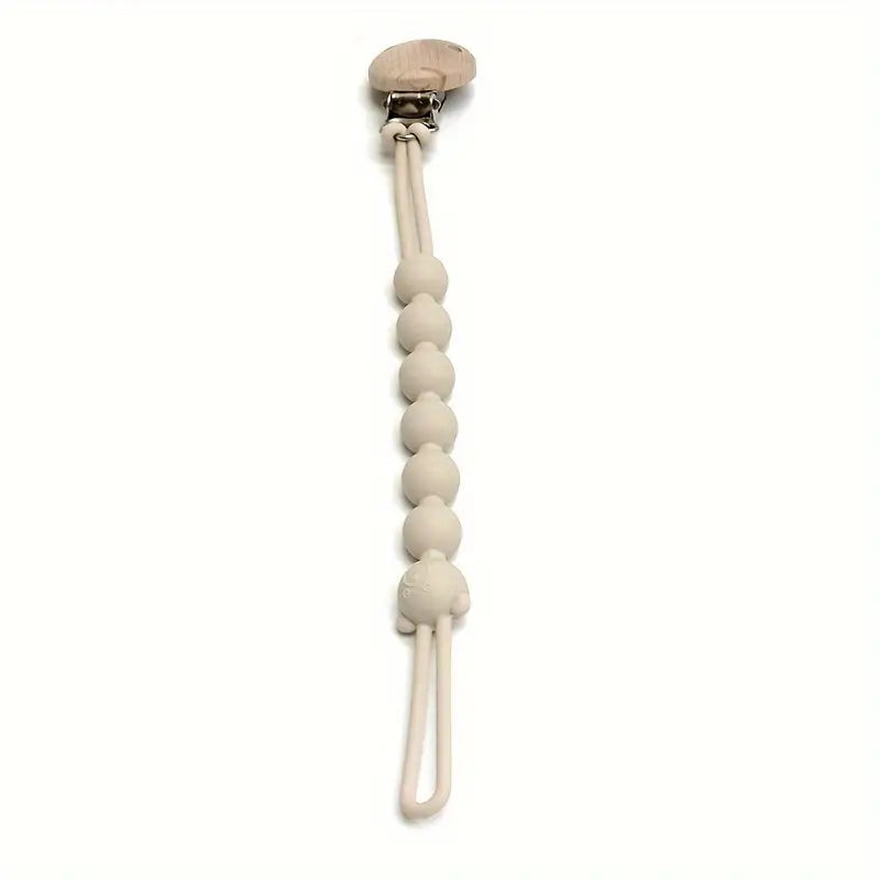 Adorable Bear Pacifier Chain - TeddyClip-Beige-State of Style