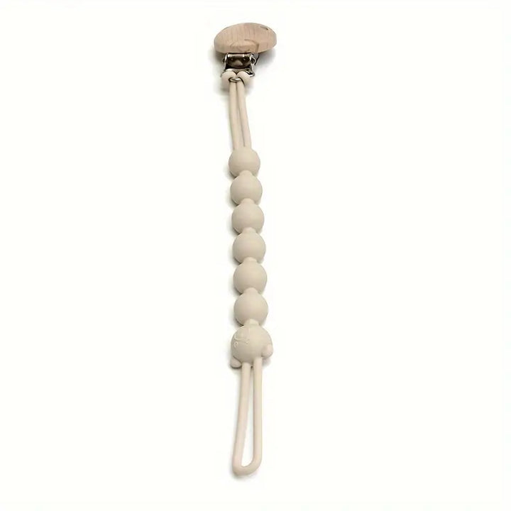 Adorable Bear Pacifier Chain - TeddyClip-Beige-State of Style