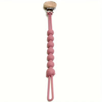 Adorable Bear Pacifier Chain - TeddyClip-Dusty Pink-State of Style