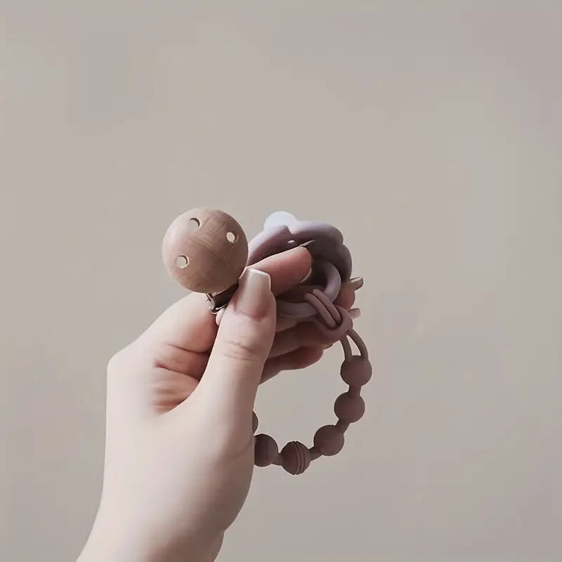 Adorable Bear Pacifier Chain - TeddyClip-Ochre Yellow-State of Style