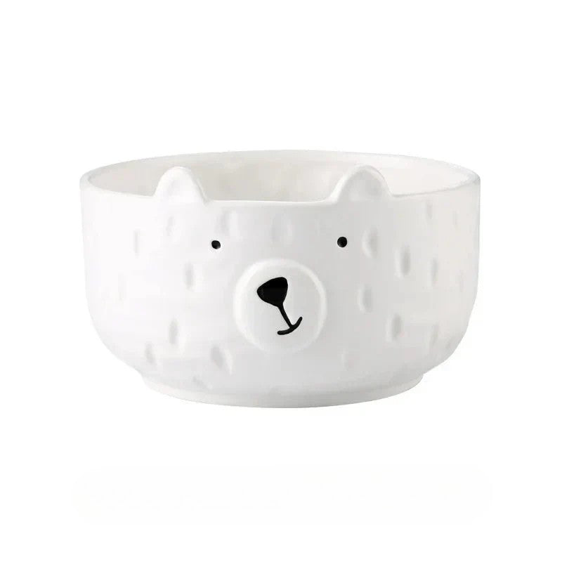Adorable Polar Bear Ceramic Dinnerware Set - PolarJoy-Large Bowl: 1150ml-State of Style