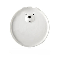 Adorable Polar Bear Ceramic Dinnerware Set - PolarJoy-Large Plate: 20.5cm-State of Style