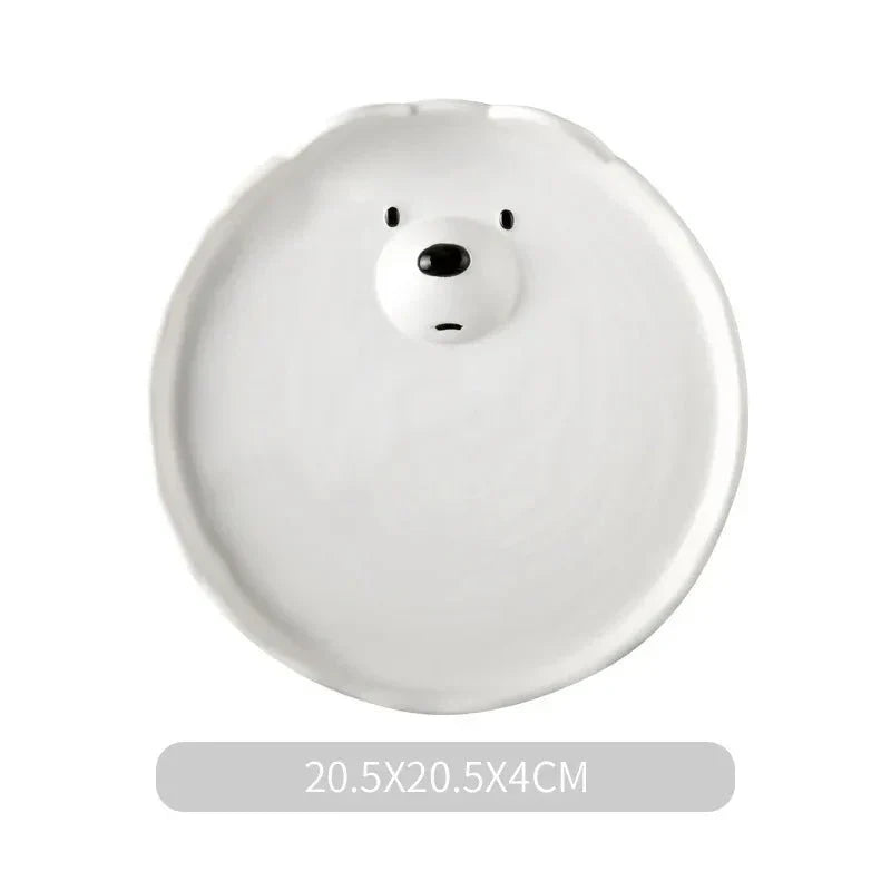 Adorable Polar Bear Ceramic Dinnerware Set - PolarJoy-Mug: 240ml-State of Style