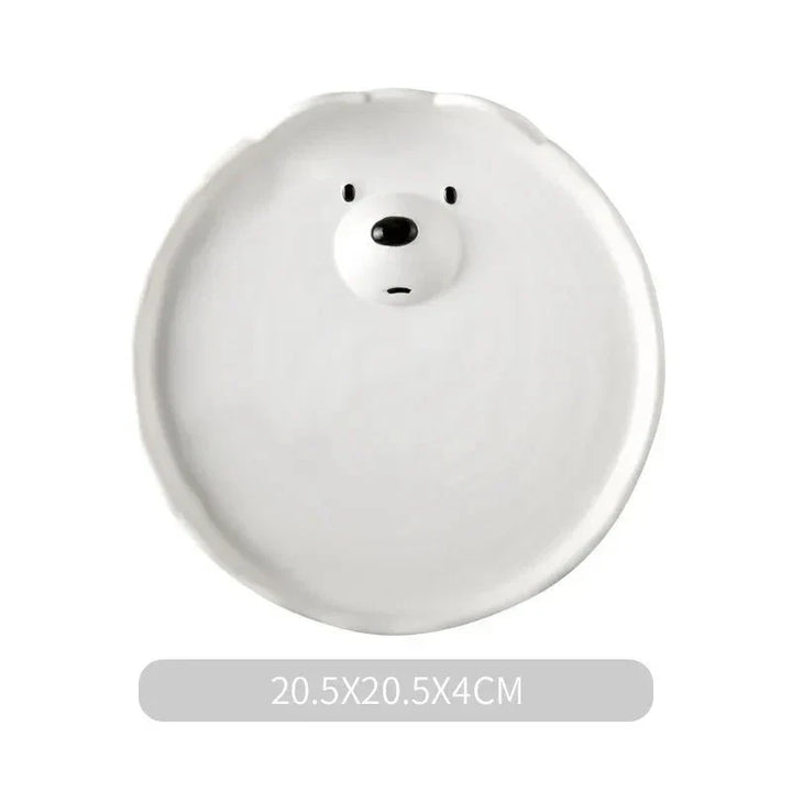 Adorable Polar Bear Ceramic Dinnerware Set - PolarJoy-Mug: 240ml-State of Style