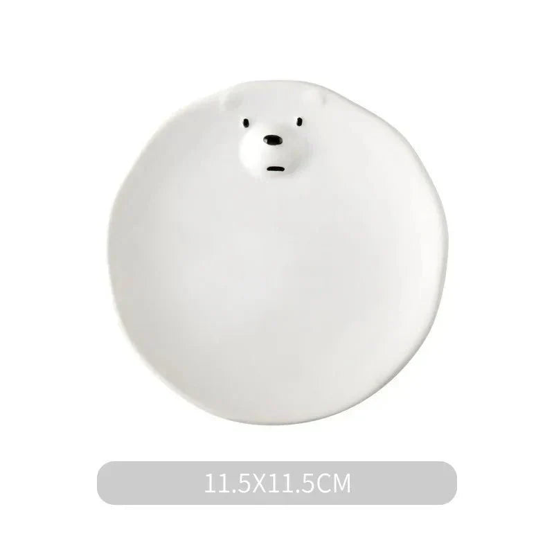 Adorable Polar Bear Ceramic Dinnerware Set - PolarJoy-Mug: 240ml-State of Style