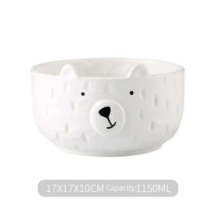 Adorable Polar Bear Ceramic Dinnerware Set - PolarJoy-Mug: 240ml-State of Style