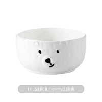 Adorable Polar Bear Ceramic Dinnerware Set - PolarJoy-Mug: 240ml-State of Style