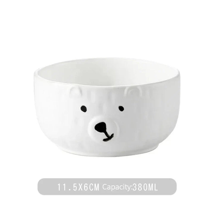 Adorable Polar Bear Ceramic Dinnerware Set - PolarJoy-Mug: 240ml-State of Style