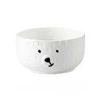 Adorable Polar Bear Ceramic Dinnerware Set - PolarJoy-Small Bowl: 380ml-State of Style