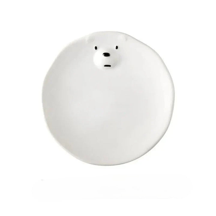 Adorable Polar Bear Ceramic Dinnerware Set - PolarJoy-Small Plate: 11.5cm-State of Style