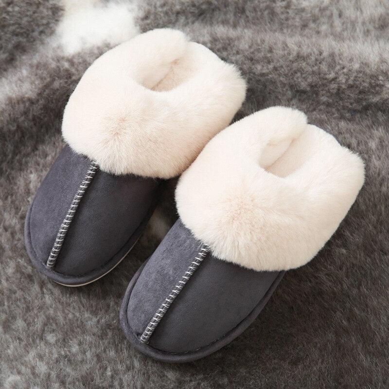 AdriansSlippers – Women's House Slippers-Dark Grey-5.0 - 6.0-State of Style