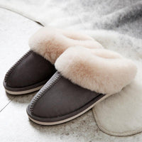 AdriansSlippers – Women's House Slippers-Light Grey-5.0 - 6.0-State of Style