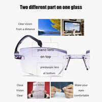Advanced Anti-Blue Light Multifocal Reading Glasses - SapphireView-Gold-+1.00 (40-45 years)-State of Style