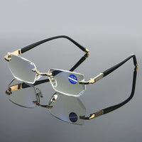 Advanced Anti-Blue Light Multifocal Reading Glasses - SapphireView-Gold-'+1.00/ 40-45 YEARS'-State of Style