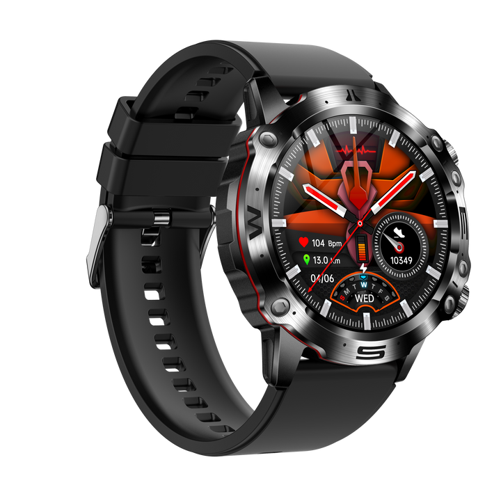 Advanced Health and Sports Smartwatch - VitalTrack-Black-State of Style