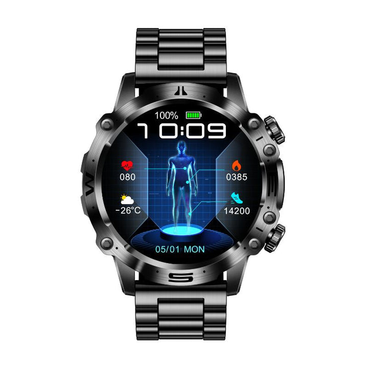 Advanced Health and Sports Smartwatch - VitalTrack-Black-State of Style
