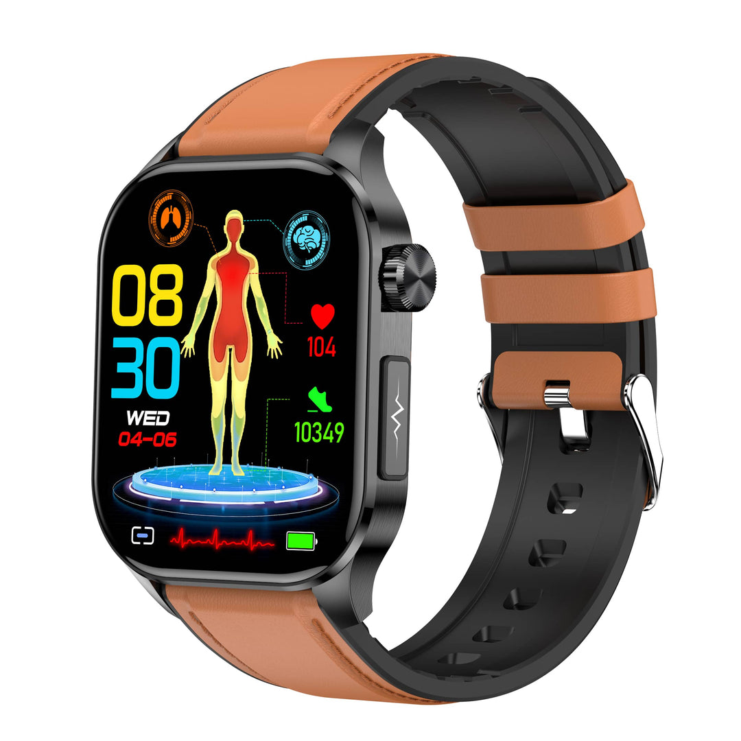 Advanced Health & Fitness Smartwatch - VitaSense-Brown-State of Style