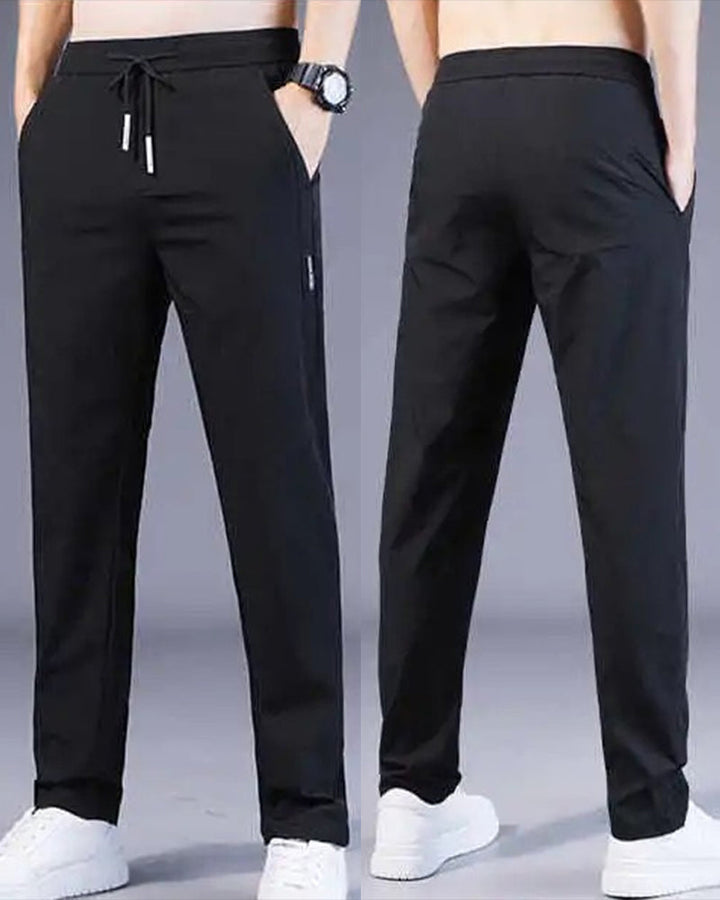 AeroFlex Pants: Quick-Drying, Stretch Comfort-Dark Blue-M-State of Style