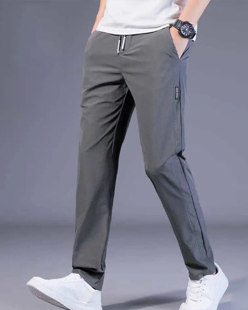 AeroFlex Pants: Quick-Drying, Stretch Comfort-Dark Blue-M-State of Style