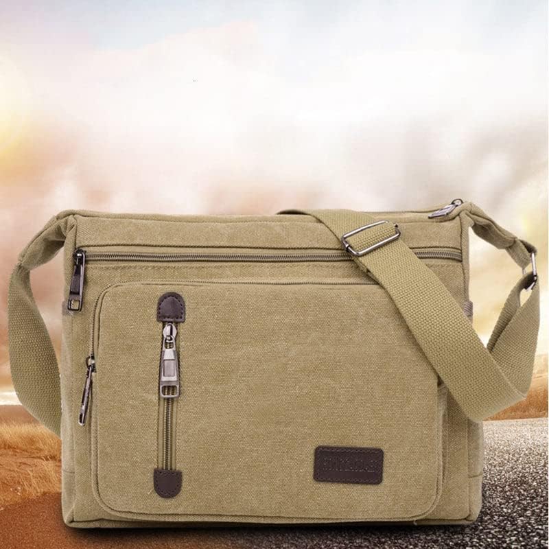 Retro Canvas Crossbody Messenger Bag – Orien