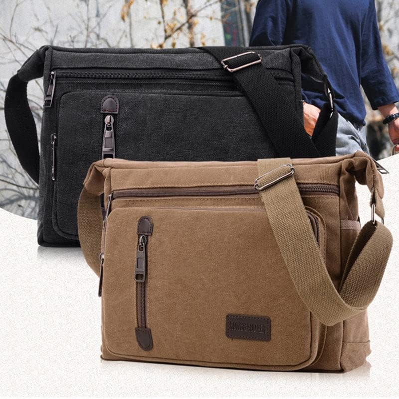 Retro Canvas Crossbody Messenger Bag – Orien