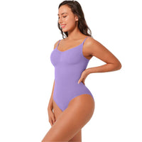 Aimee Sculpting BodySuit-Plum-S-State of Style