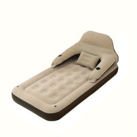 Air Mattress With Built-in Pump Backrest and Headboard - ComfortAir-Single (90 cm x 200 cm)-State of Style