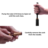 Air Pressure Wine Opener - CorkEase-Gold-State of Style