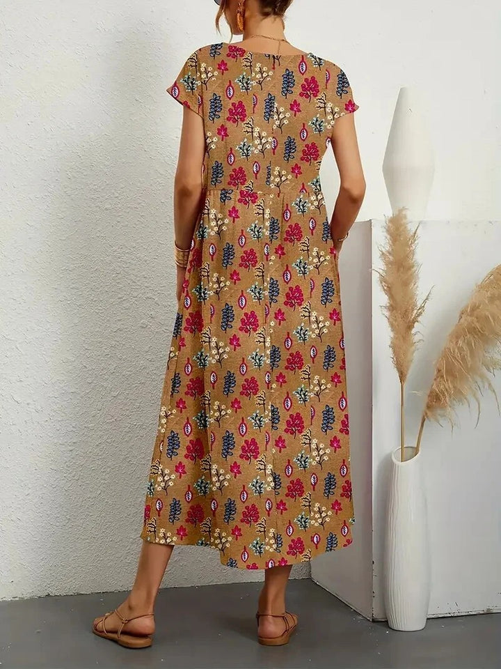 Airy cotton dress – Isadora-Brown-S-State of Style