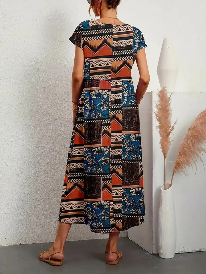 Airy cotton dress – Isadora-Brown-S-State of Style