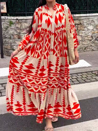 Airy maxi dress – Emilia-Red-S-State of Style