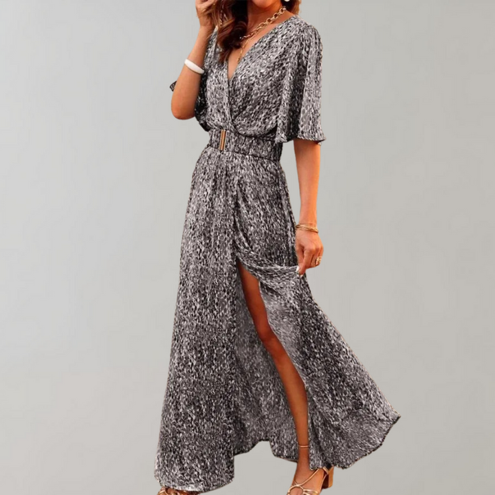 Airy maxi summer dress – Alina-Gray-XS-State of Style