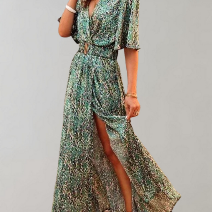 Airy maxi summer dress – Alina-Green-XS-State of Style
