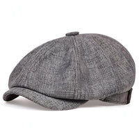 Airy retro men's cap for spring and summer – Alfie-Dark grey-State of Style