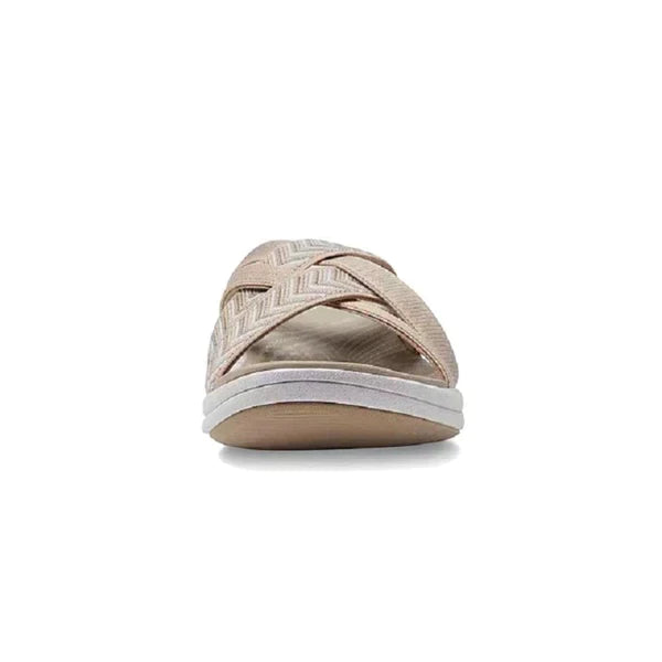 Airy summer shoes with orthopedic footbed & cushioning – Riva-Beige-3-State of Style
