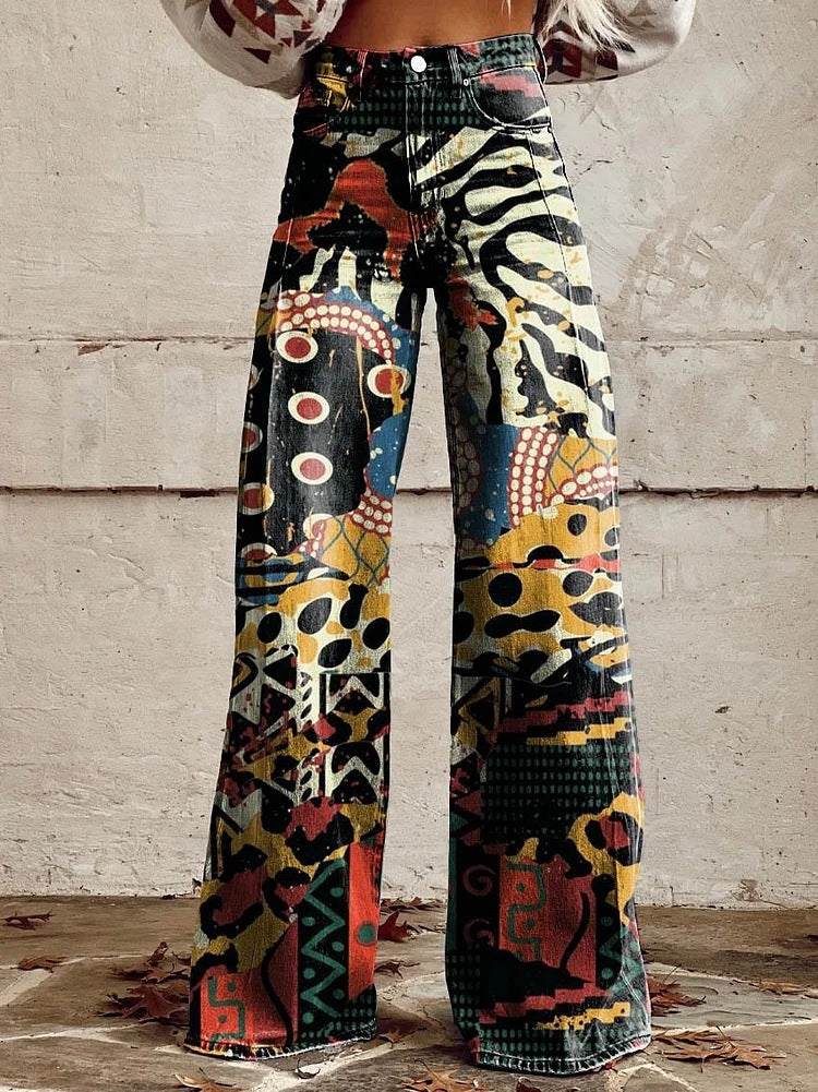 Airy Women’s Long Pants – Lina-Abstract-S-State of Style