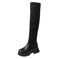 AlexiaBoots – Women's Vegan Leather Boots-Black-3.0-State of Style