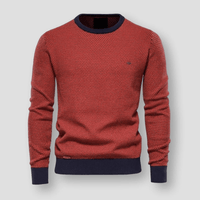 AlfiesShirt – Men's Knit Pullover-Red-XS-State of Style