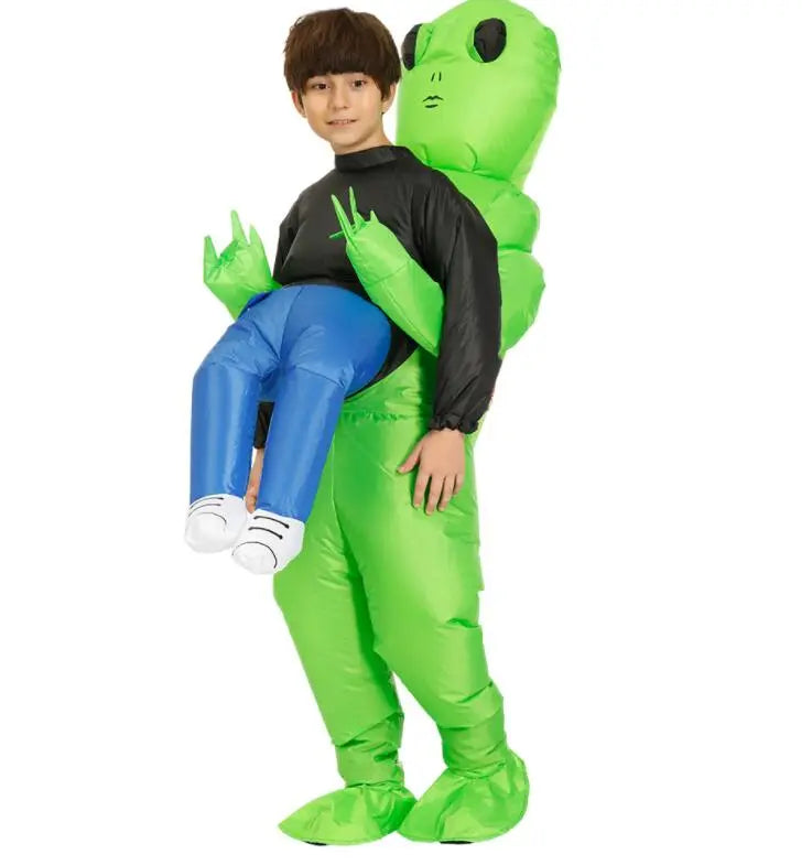 Alien Costume for Kids and Adults - Cosmo-Green-120CM - 150CM-State of Style