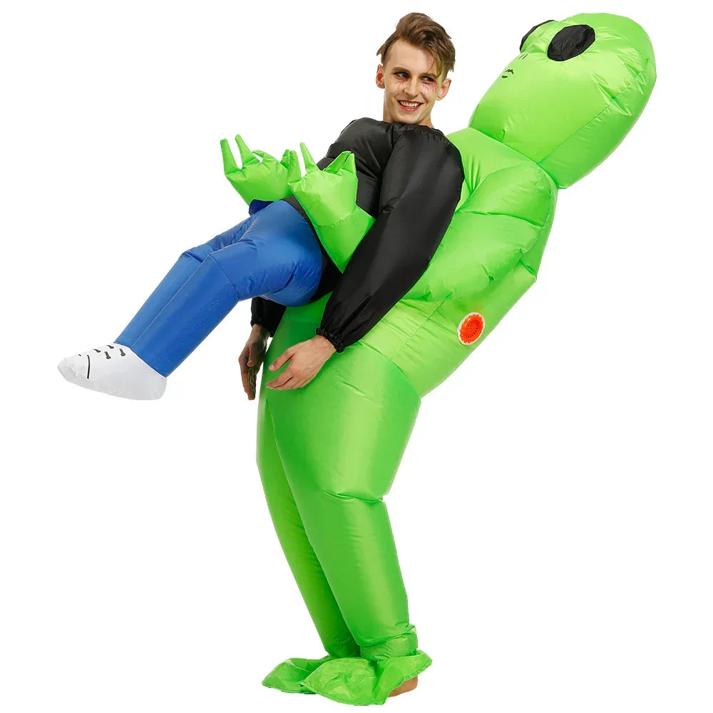 Alien Costume for Kids and Adults - Cosmo-Green-150CM -200CM-State of Style
