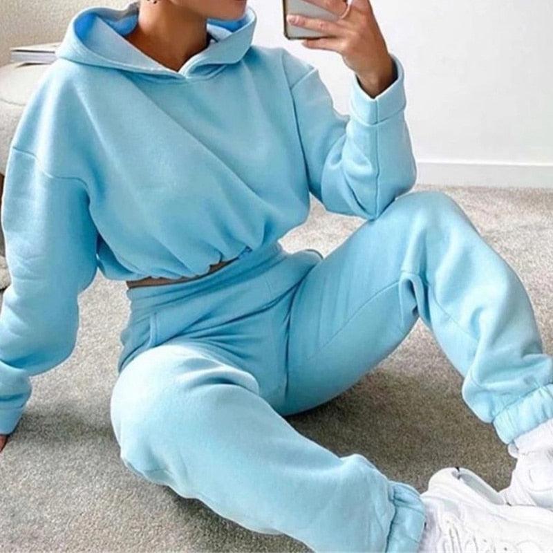 AlinasSuit – 2-Piece Tracksuit for Women-Blue-S-State of Style