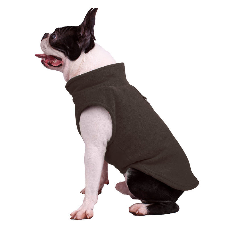 All-Season Dog Jacket - ArcticFleece-Brown-S-State of Style