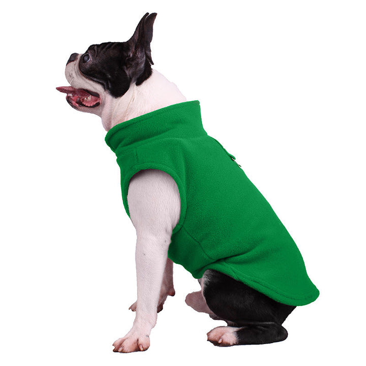 All-Season Dog Jacket - ArcticFleece-Green-S-State of Style