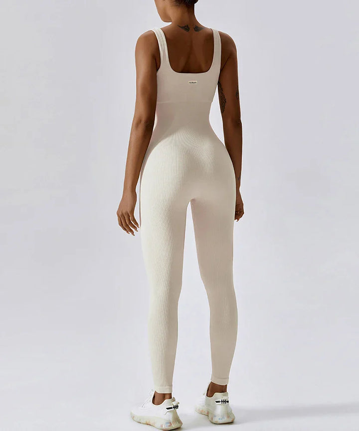 All-Season Women’s Fitness Jumpsuit – Nova-Grey-S-State of Style