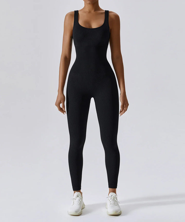 All-Season Women’s Fitness Jumpsuit – Nova-Grey-S-State of Style