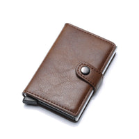 Aluminium Cardholder Wallet with Money Clip-Coffee-State of Style