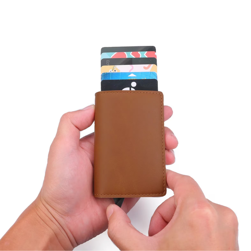 Aluminium Cardholder Wallet with Money Clip-Red-State of Style