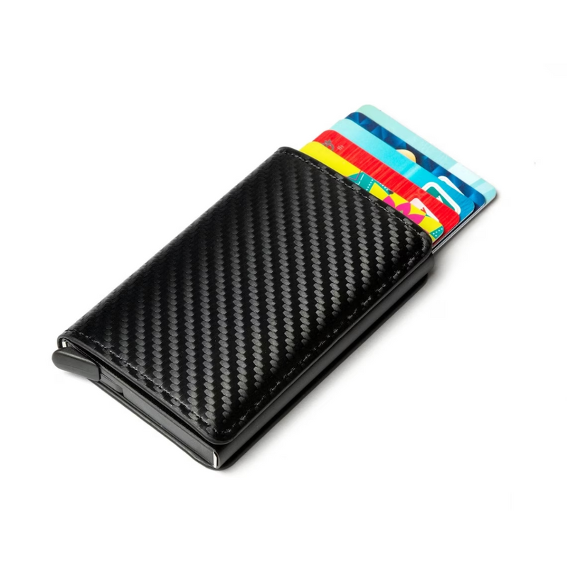 Aluminium Cardholder Wallet with Money Clip-Red-State of Style