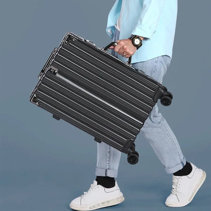 Aluminium frame hard-shell case – Reykjavik-Black-S (40 L)-State of Style