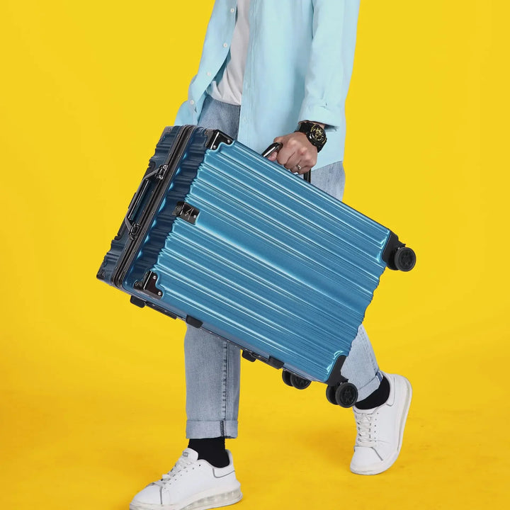 Aluminium frame hard-shell case – Reykjavik-Blue-S (40 L)-State of Style